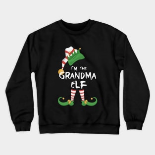 I'm The Grandma Elf Crewneck Sweatshirt